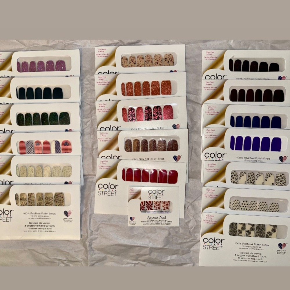 Color Street Nail Polish Strips Collection - Bold and Chic (qty 19) - Picture 2 of 4